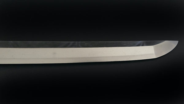Wakizashi long de samouraï en acier Tamahagane Période Edo (lame)