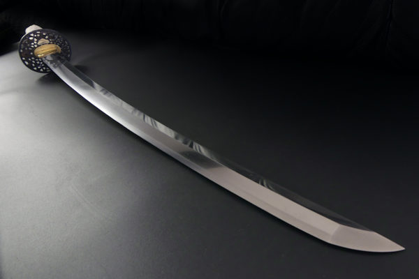 Wakizashi long de samouraï en acier Tamahagane Période Edo (3/4)