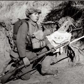 Hinomaru yosegaki drapeau japonais en soie Guerre du Pacifique (soldat)