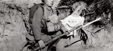 Hinomaru yosegaki drapeau japonais en soie Guerre du Pacifique (soldat)