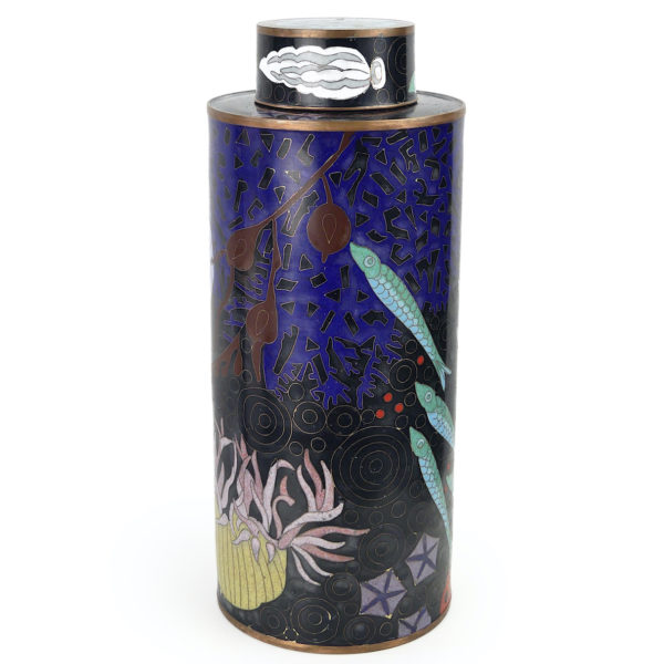 Pot à thé Maldives Faru cloisonné Fabienne Jouvin