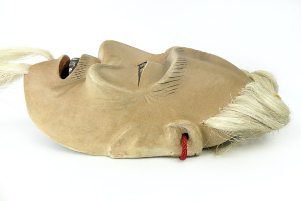 Masque Ko-jō Koushi-jō vieil homme du théâtre Nô Shōwa (profil)