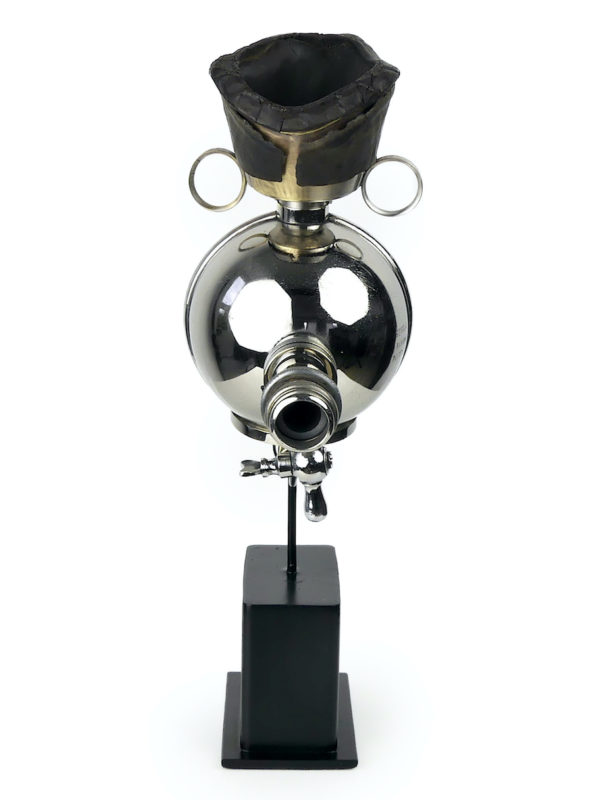 Masque d’Ombredanne appareil à éther Collin sur socle (profil)