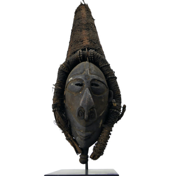 Masque de danse Tangbwal monstre Lewa Île Vokeo (face dessous)