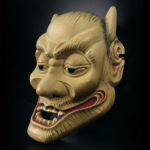 Masque Yakan renard des champs esprit malveillant du théâtre nô (3/4)