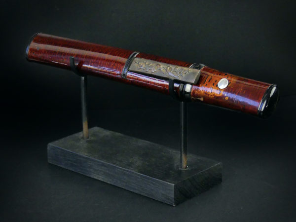 Aiguchi laqué rouge avec kozuka Tantō de samouraï Période Muromachi (3/4)