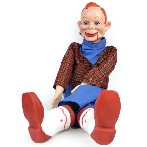Poupée Howdy Doody marionnette vintage du ventriloque Bob Smith (face)