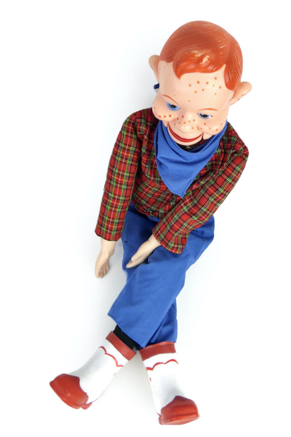 Poupée Howdy Doody marionnette vintage du ventriloque Bob Smith (dessus)
