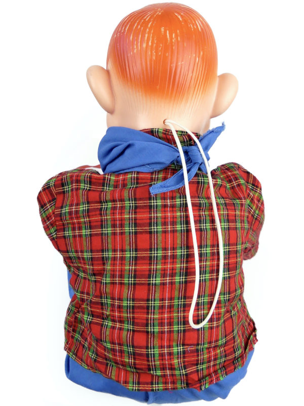 Poupée Howdy Doody marionnette vintage du ventriloque Bob Smith (dos)