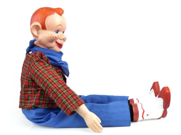 Poupée Howdy Doody marionnette vintage du ventriloque Bob Smith (profil)