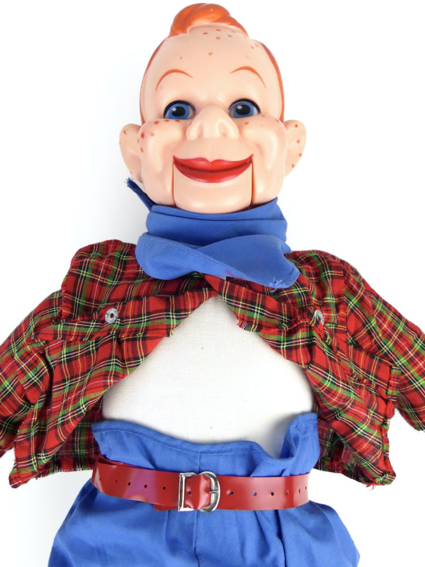 Poupée Howdy Doody marionnette vintage du ventriloque Bob Smith (détail)