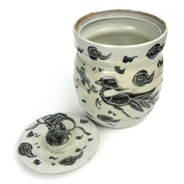 Boîte à thé chabako ancienne cérémonie du thé Japon (pot)