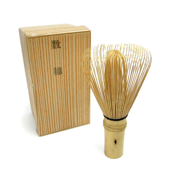 Boîte à thé chabako ancienne cérémonie du thé Japon (fouet)