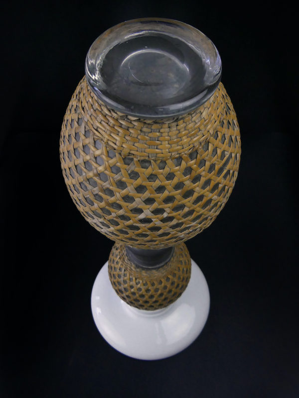 Siphon gazogène BRIET à cannage Eau de Seltz Paris Fin XIXe (dessus)