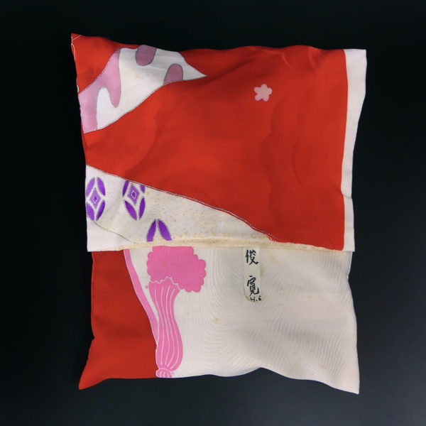 Masque Shunkan Nô en bois signé Wakino période Heisei Japon (sac)