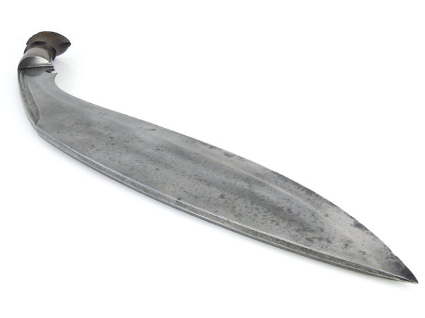 Couteau népalais Khuruki ancien Soldat Gurkha Antiquité népalaise (lame)