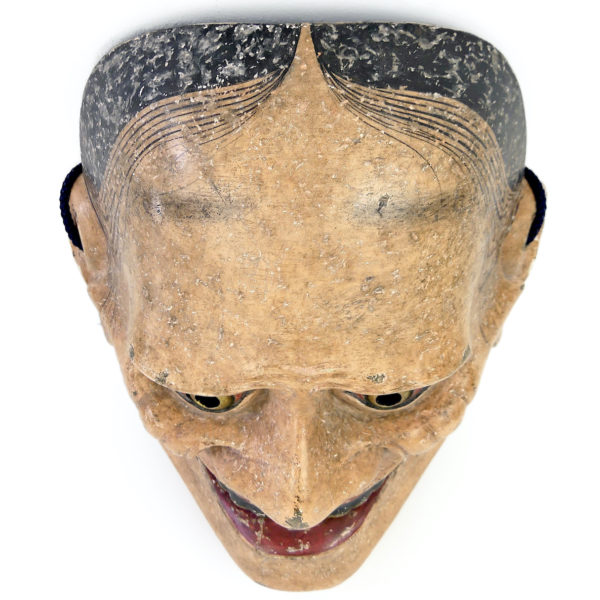 Masque de Yamanba vieille femme solitaire démon théâtre nô (dessus)