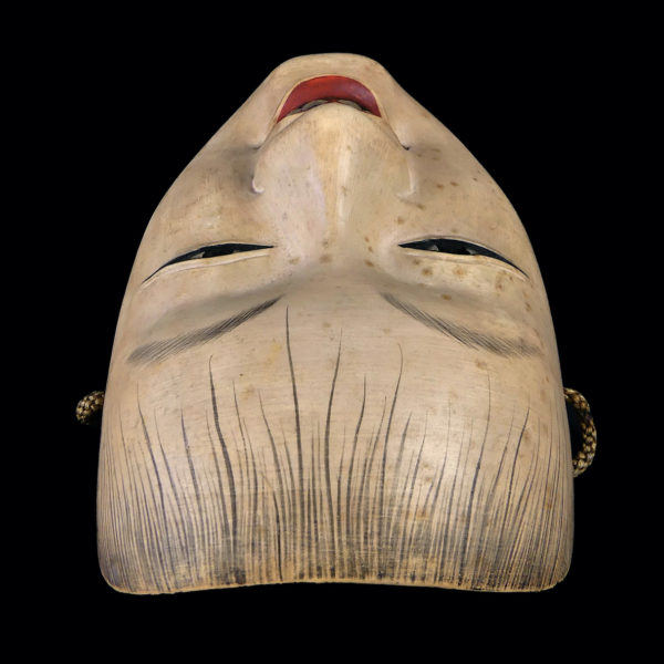 Masque Doji jeune garçon du théâtre nô Japon Période Shōwa (dessus)