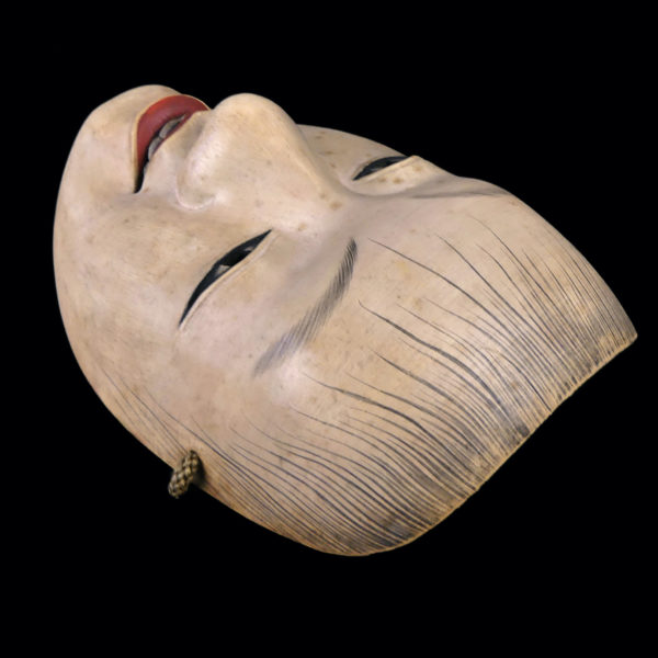 Masque Doji jeune garçon du théâtre nô Japon Période Shōwa (3/4)