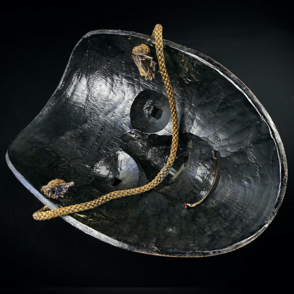 Masque Doji jeune garçon du théâtre nô Japon Période Shōwa (dos 3/4)