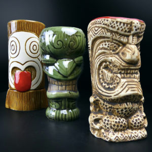3 mugs Tiki Soul collector en céramique (face)