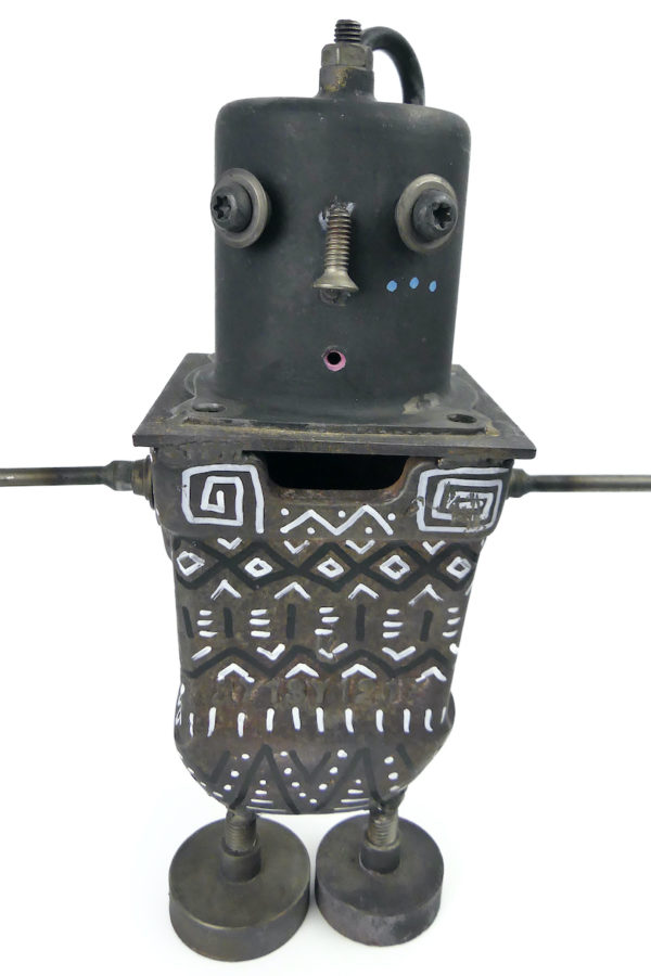 Sculpture Robot 1 signée Prakit Seehawong Œuvre unique (détail)