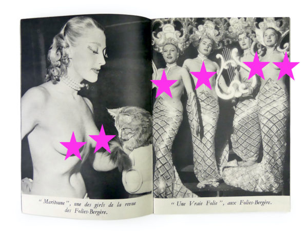 7 revues érotiques vintage années 50 Pin-up Paris Curiosa (Exciting)