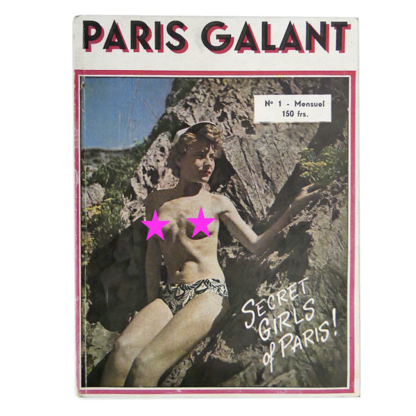7 revues érotiques vintage années 50 Pin-up Paris Curiosa (Paris Galant)