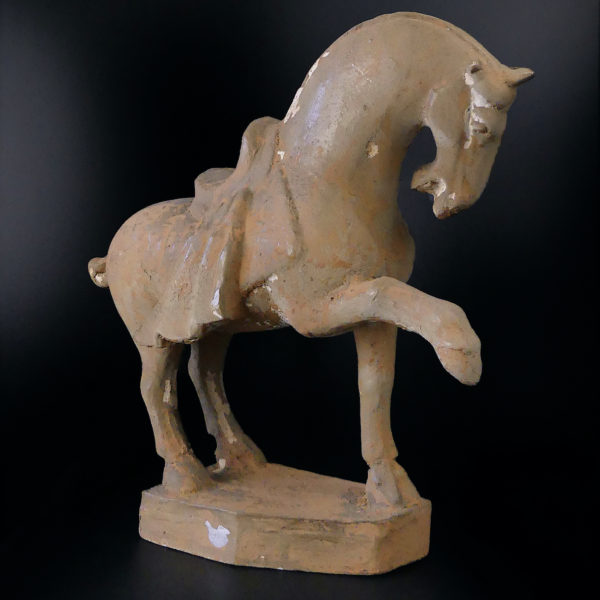 Grand cheval de parade traditionnel chinois style Tang (3/4)
