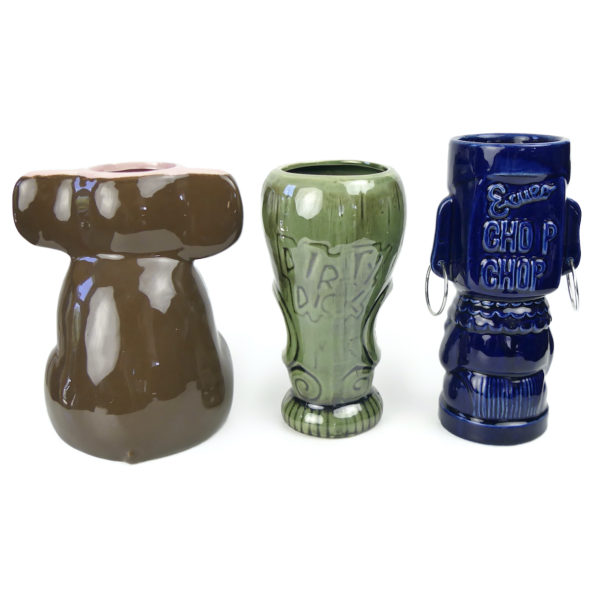 3 mugs Tiki Soul collectors en céramique (dos)