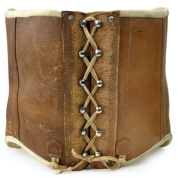 Superbe corset underbust ancien des années 30/40 Belgique (face)