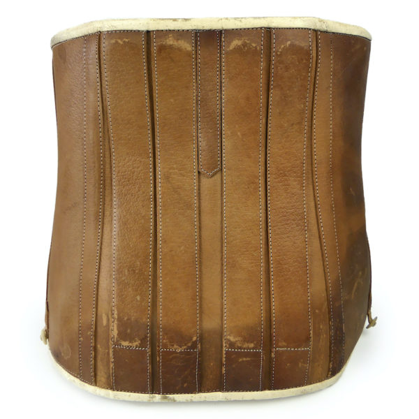 Superbe corset underbust ancien des années 30/40 Belgique (dos)