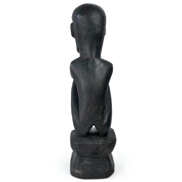 Statue Bulul traditionnelle en bois originaire d’Ifugao Philippines (dos)