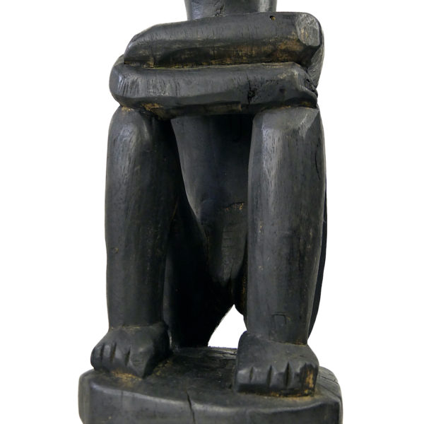 Statue Bulul traditionnelle en bois originaire d’Ifugao Philippines (détail)