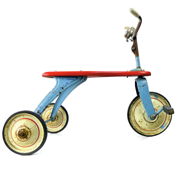 Tricycle enfant Ferbedo Allemagne vintage Années 50 (profil)