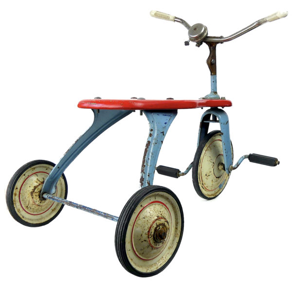Tricycle enfant Ferbedo Allemagne vintage Années 50 (3/4 dos)