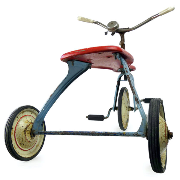 Tricycle enfant Ferbedo Allemagne vintage Années 50 (3/4 dos)