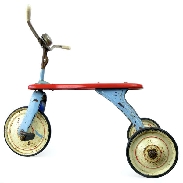 Tricycle enfant Ferbedo Allemagne vintage Années 50 (profil)