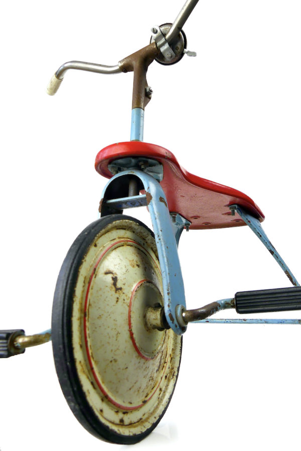Tricycle enfant Ferbedo Allemagne vintage Années 50 (détail)