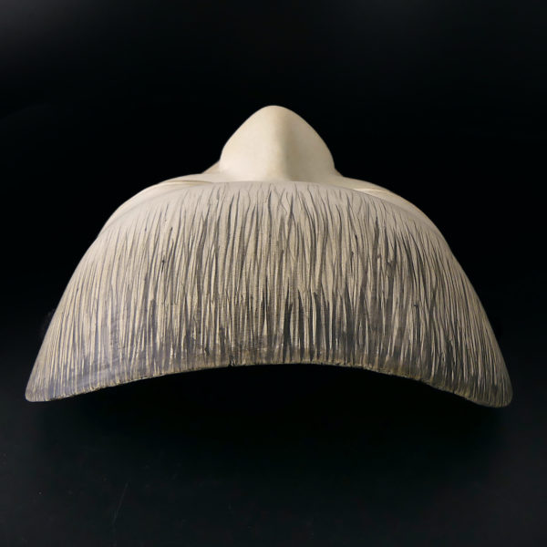 Masque Doji jeune garçon aux joues roses du théâtre nô (dessus)
