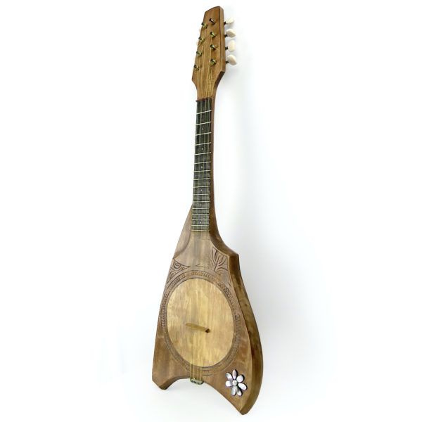 Ukulélé banjo tahitien Tiare traditionnel à 8 cordes en bois (3/4)