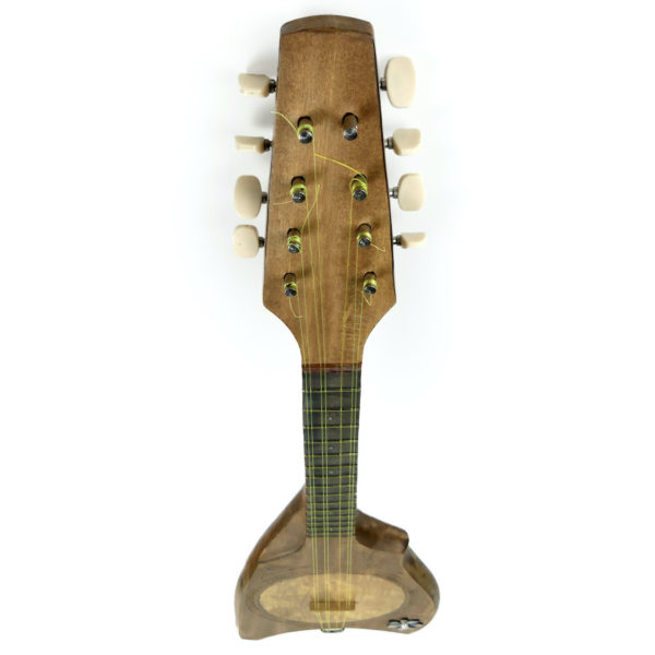 Ukulélé banjo tahitien Tiare traditionnel à 8 cordes en bois (dessus)