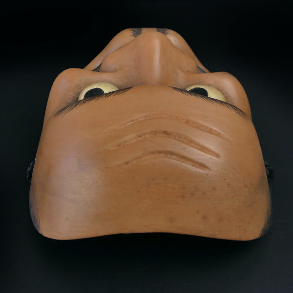 Masque Kentoku théâtre Kyōgen en bois Art japonais Théâtre Nô (dessus)