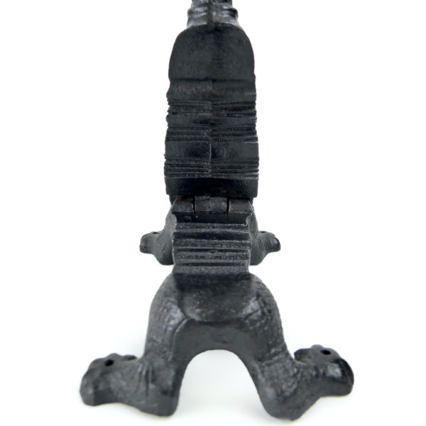 Mâche-bouchon lézard Presse d’apothicaire en fonte France (ouvert dos)