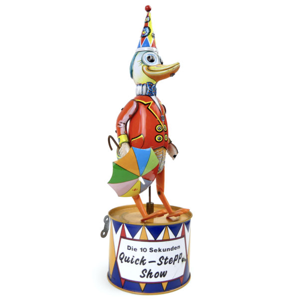 Canard clown mécanique vintage des années 70/80 Tucher Walther RFA (3/4)