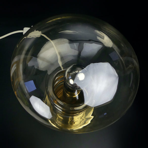 Grande lampe globe Space Age UFO Design allemand 70 (dessus)