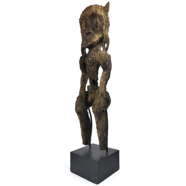 Statue Modang très érodée de Kalimantan en bois de fer Art Dayak (3/4)