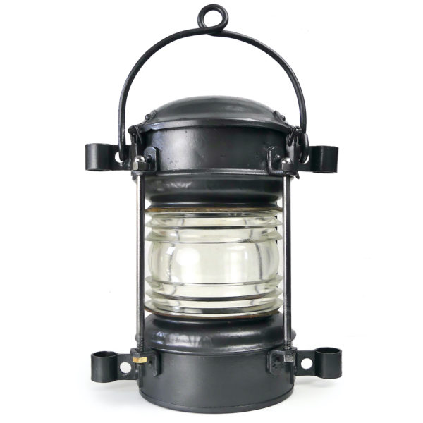 Grand fanal de mâture lampe de marine à lentille de Fresnel (face)