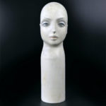 Tête de mannequin féminin SCHLAPPI Suisse collector rare des années 60 (face)