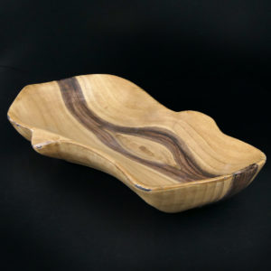 Coupelle vide-poches Vallauris Grandjean-Jourdan en porcelaine faux bois 50 (3/4)